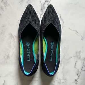 Rothy’s 10.5 Metallic lattice points